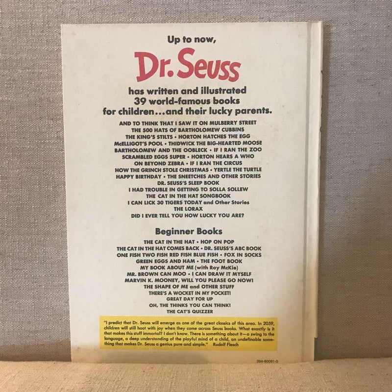 Dr. Seuss’s Sleep Book 