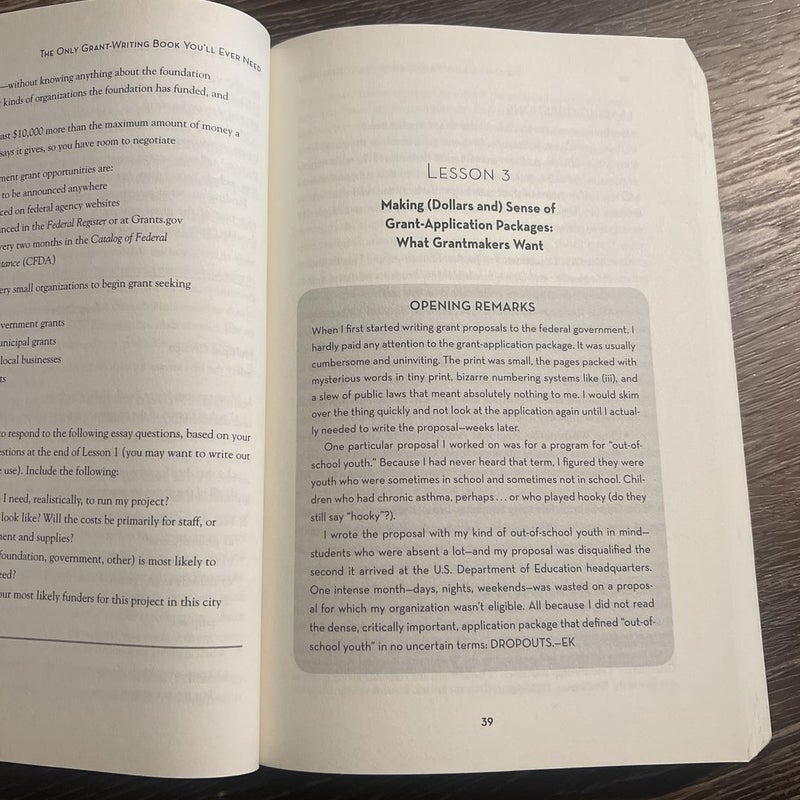 The Only Grant-Writing Book You'll Ever Need