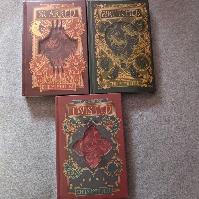 Full Bookish Box Never After Series 4 Books