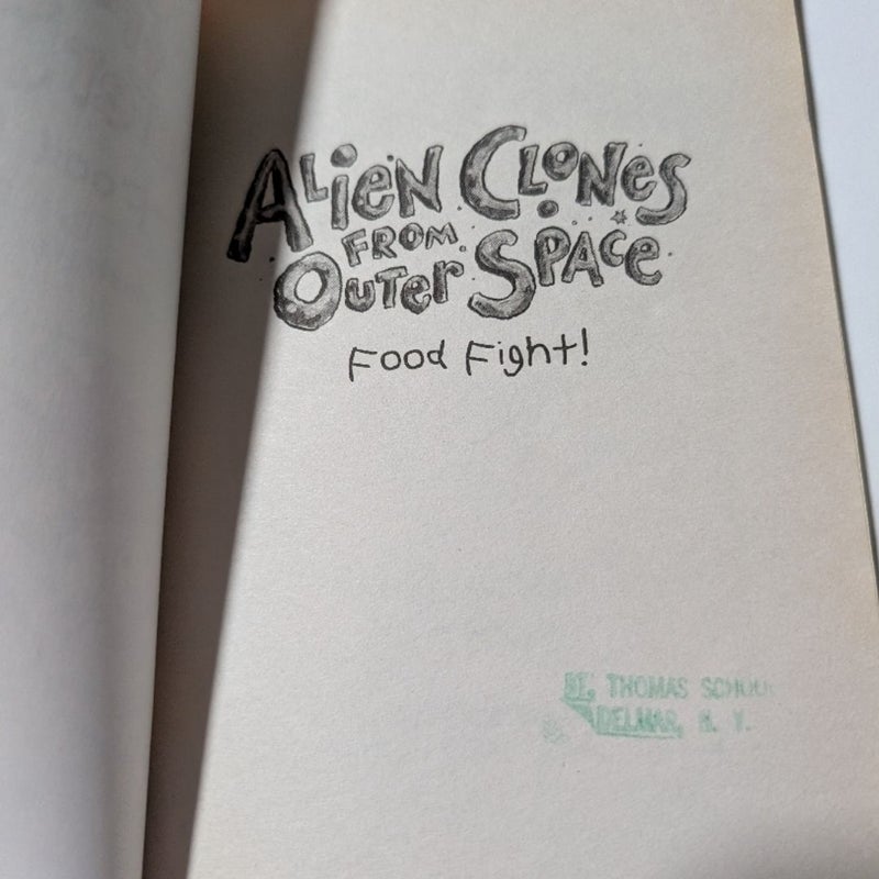 Lot of 3 Alien Clones From Outer Space Books