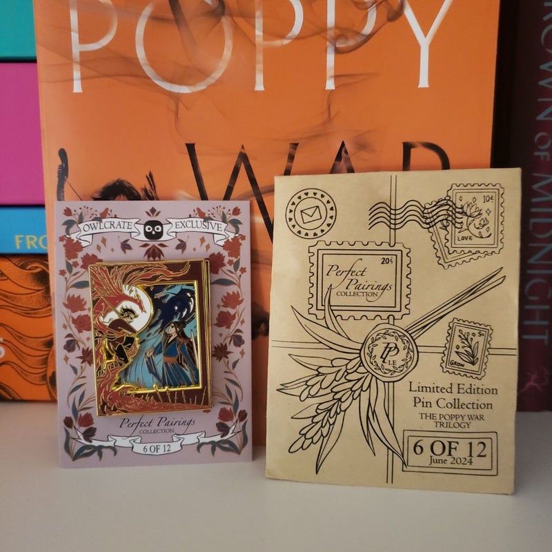 Owlcrate Exclusive Pin The Poppy War