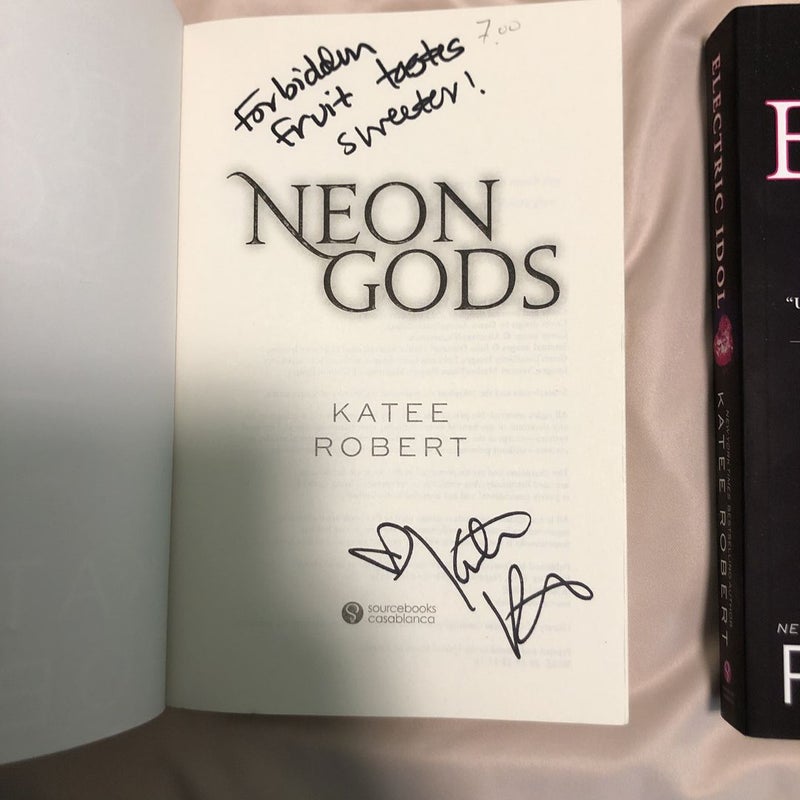 SIGNED Katee Roberts Dark Olympus books