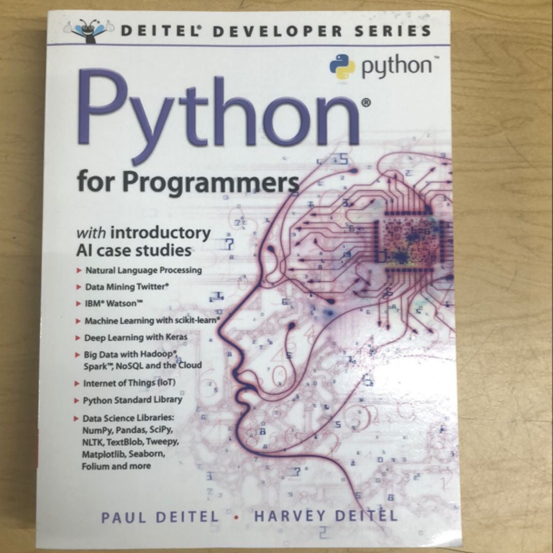 Python for Programmers by Paul Deitel, Harvey Deitel