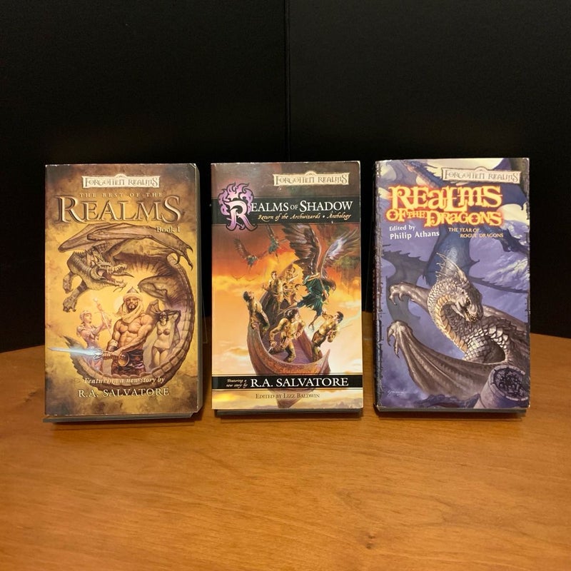 Forgotten Realms: Anthology Set: The Best of the Realms I, Realms of Shadow, Realms of the Dragons
