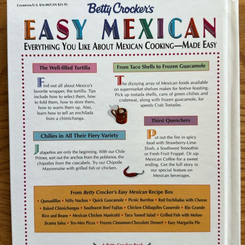 Betty Crocker's Easy Mexican Cooking