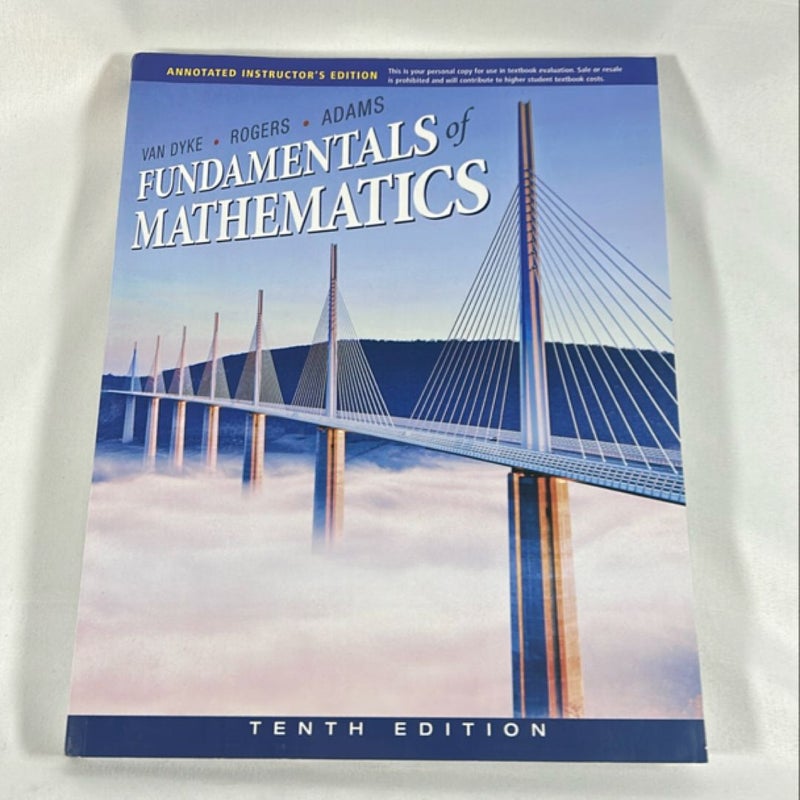 Fundamentals of Mathematics