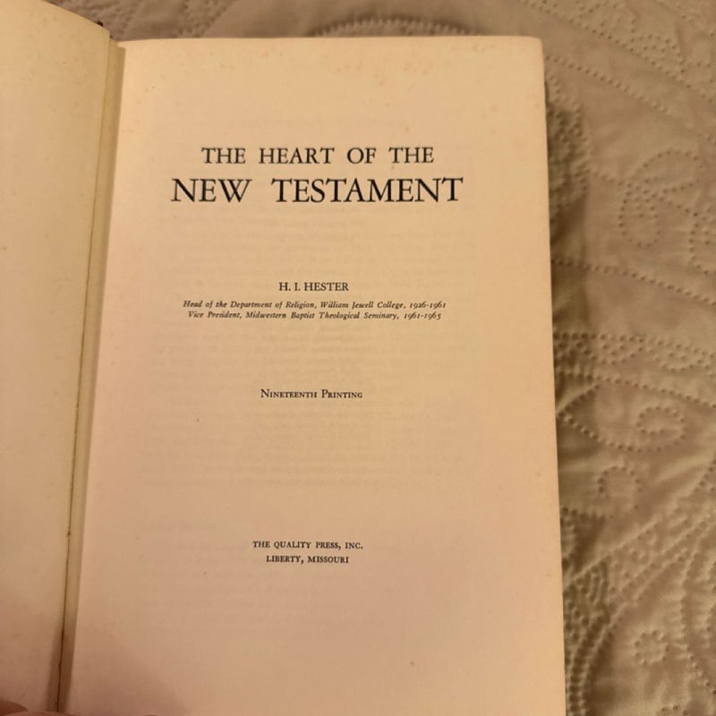 The Heart of the New Testament