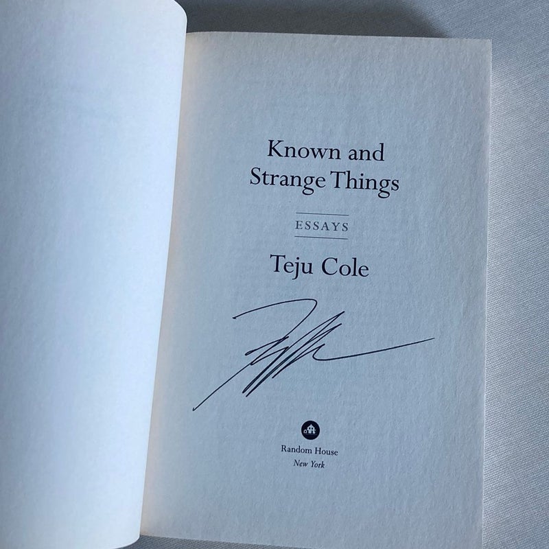 Known and Strange Things (signed)