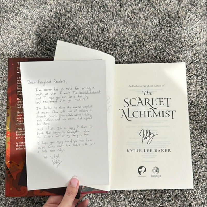 SIGNED The Scarlet Alchemist