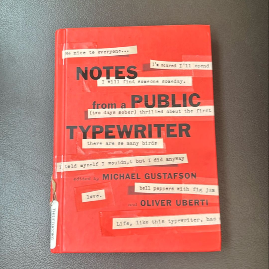 Notes from a Public Typewriter