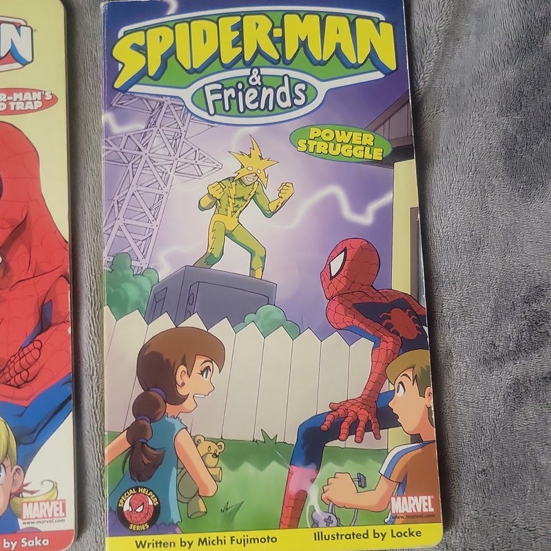 SPIDER-MAN AND FRIENDS 2 BOOKS