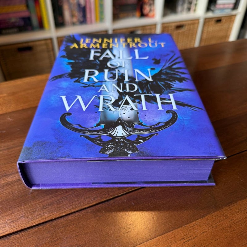 Fairyloot Exclusive Edition of Fall of Ruin and Wrath by Jennifer L Armentrout