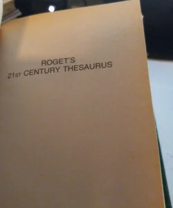 Rogets 21st century thesaurus 