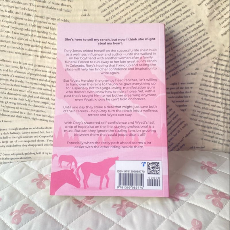 Live, Ranch, Love + handmade bookmark 