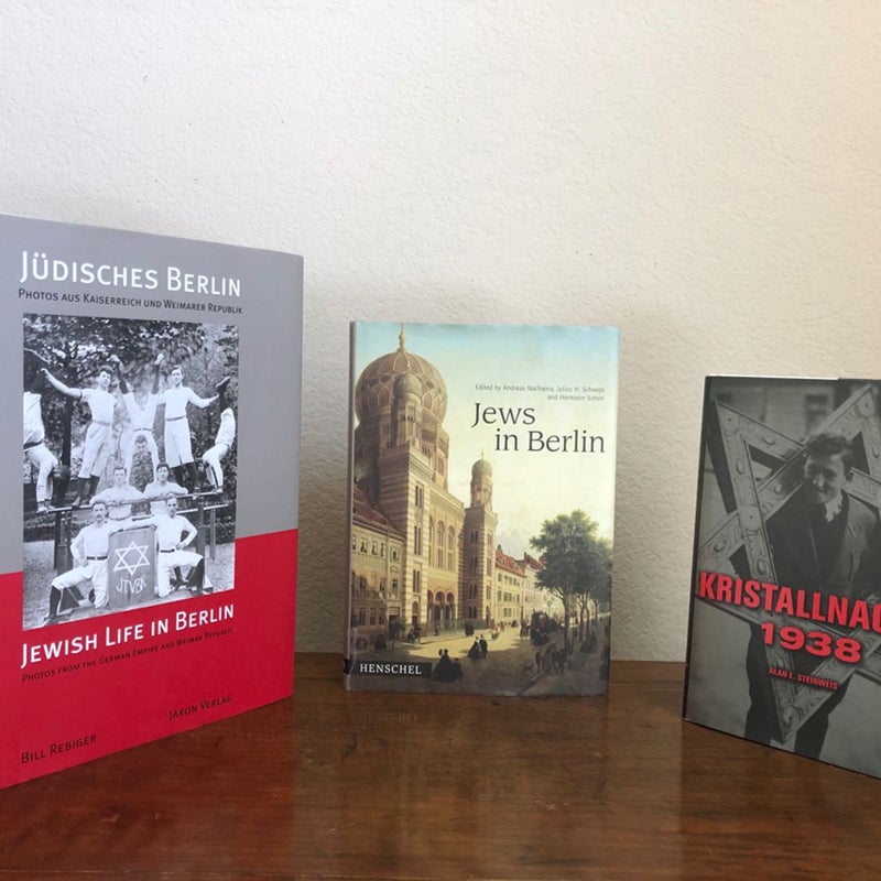Lot of 3 Books on Jewish Life and History in Berlin