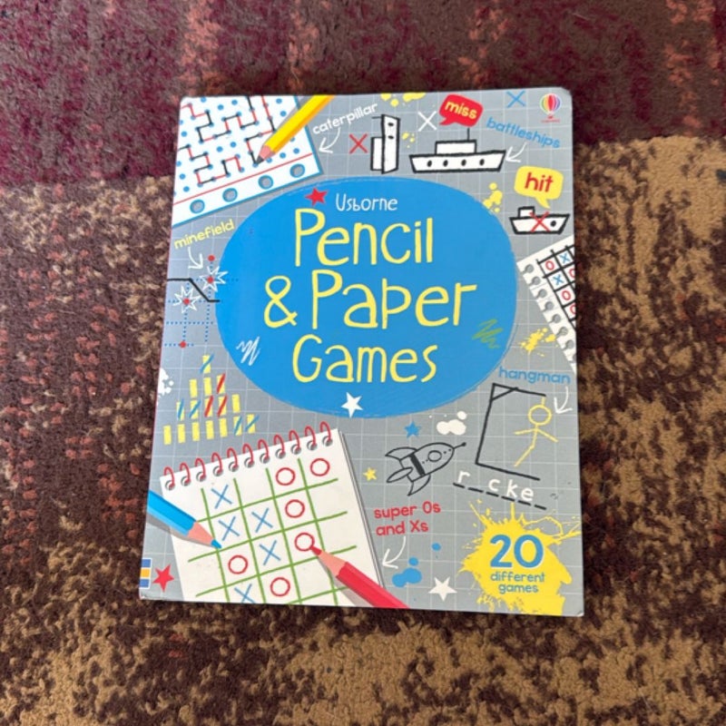 Pencil and Paper Games