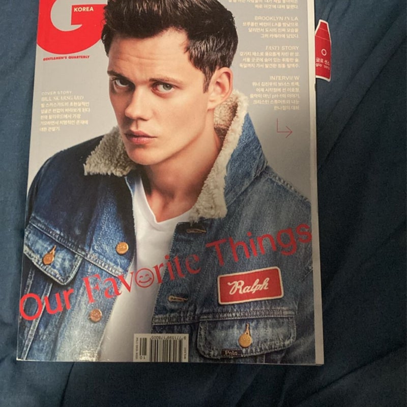 GQ Korea 2019 Bill Skarsgård magazine cover