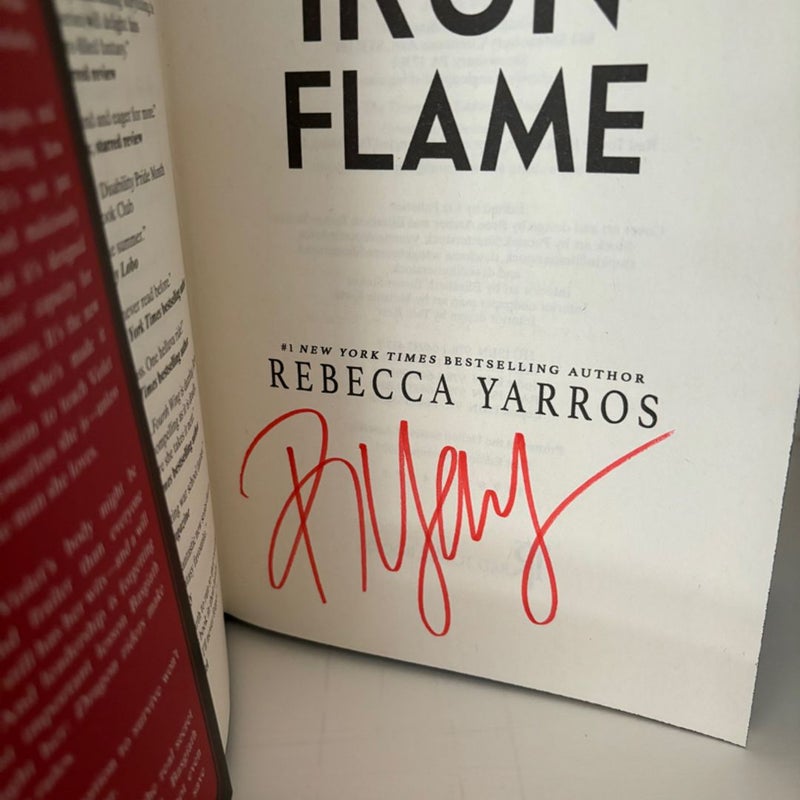 Iron Flame Signed