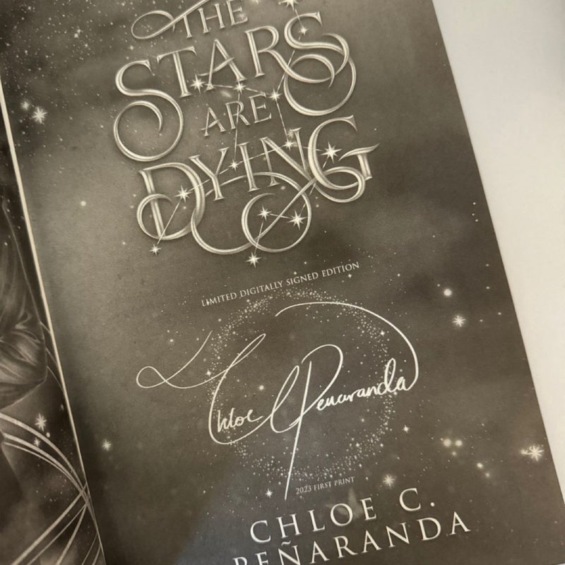 The Stars Are Dying, indie & digitally signed first edition