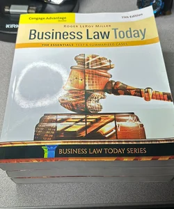 Cengage Advantage Books: Business Law Today, the Essentials