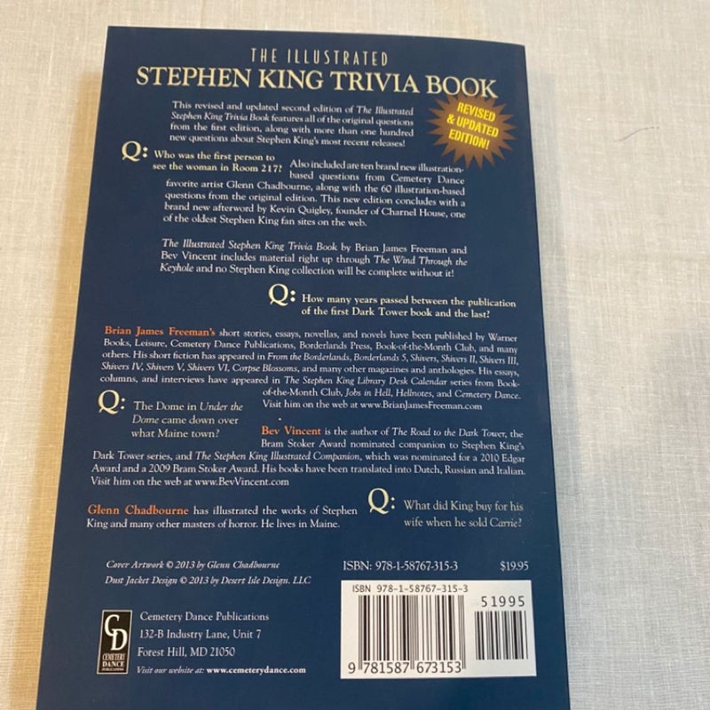 The Illustrated Stephen King Trivia Book (Revised Edition)