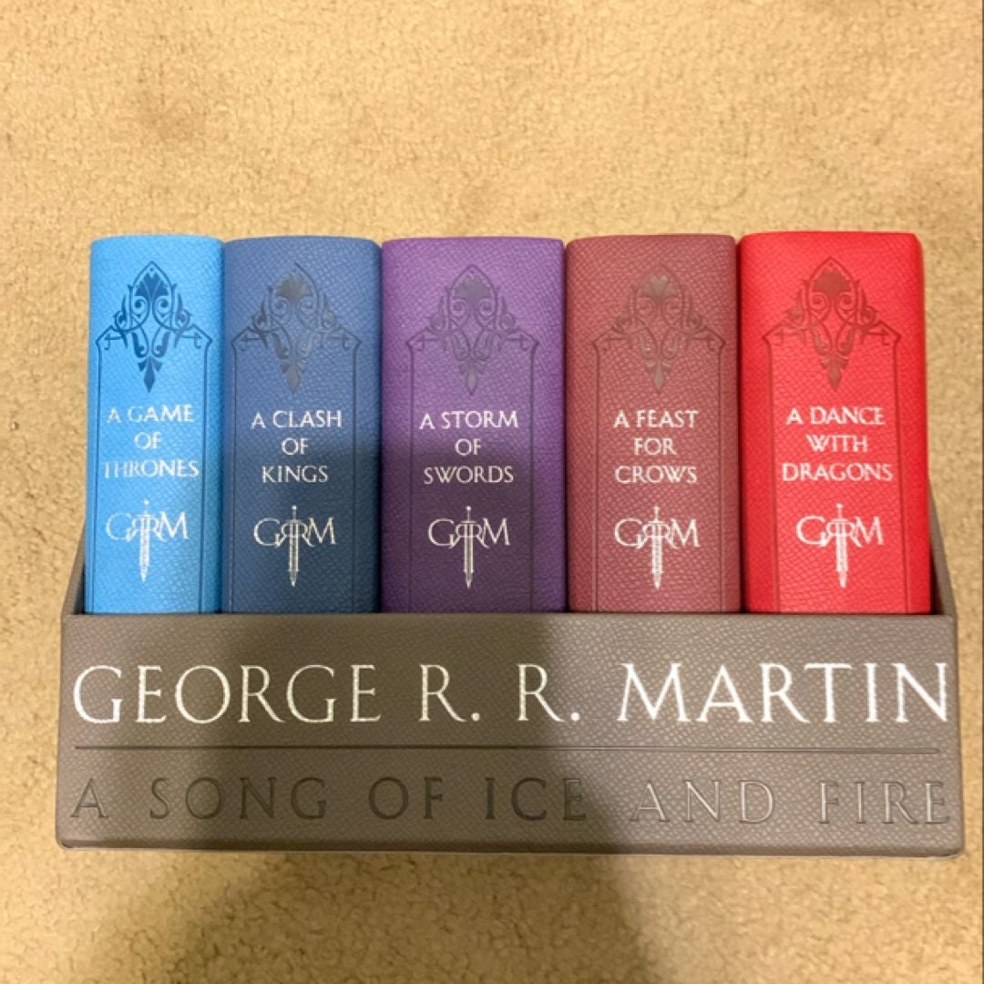 George R. R. Martin's a Game of Thrones Leather-Cloth Boxed Set (Song of Ice and Fire Series)