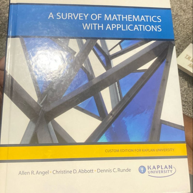 A Survey of Mathematics with Applications