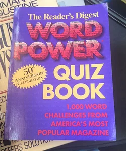 The Reader’s Digest Word Power Quiz Book