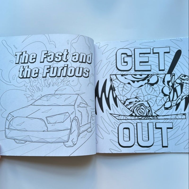 Classic Movies Coloring Book 