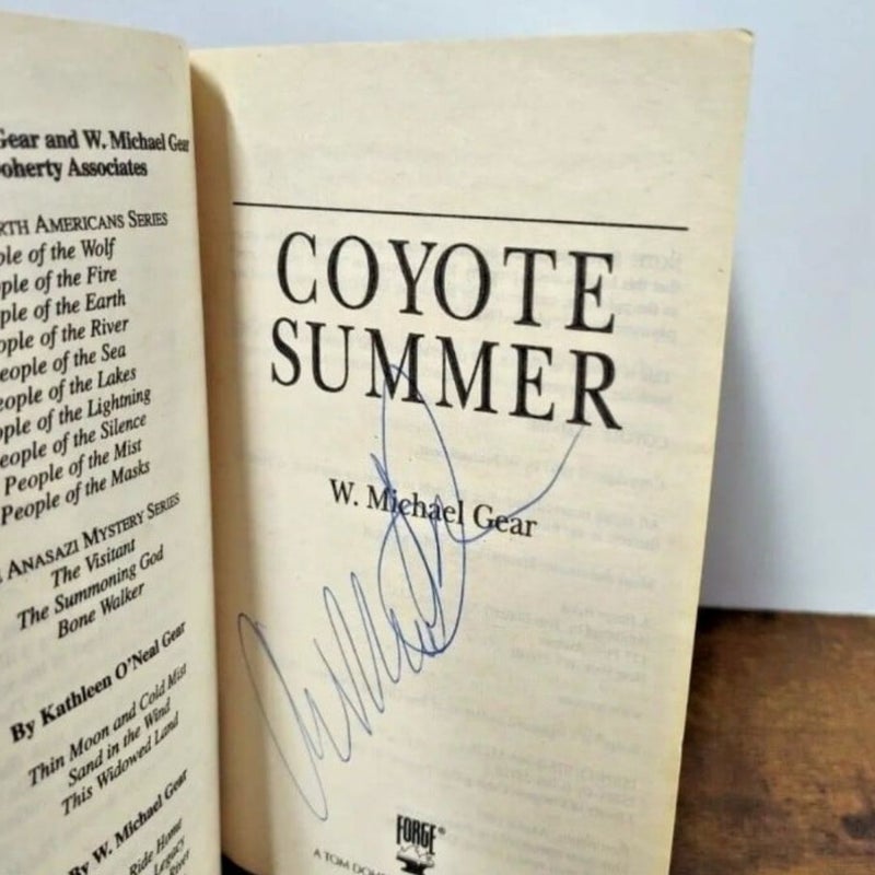 Coyote Summer AUTOGRAPHED COPY