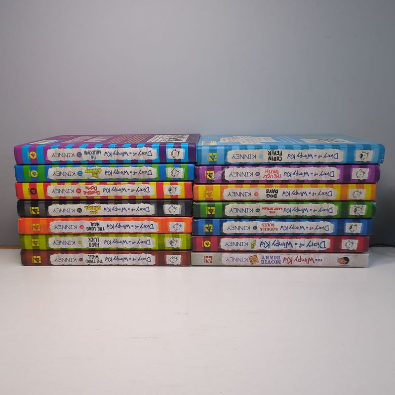 Diary of a wimpy kid 1 - 13 with movie diary 