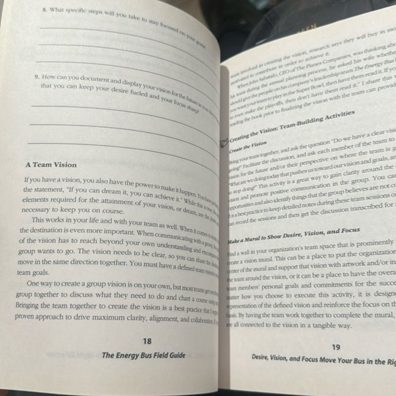 The Energy Bus Field Guide