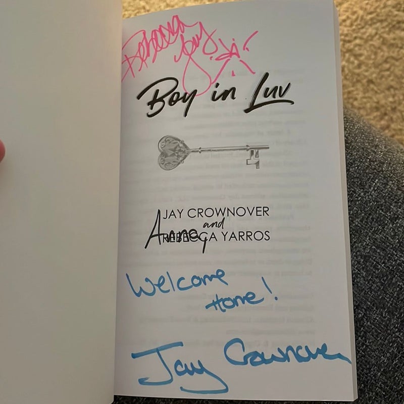 Boy in Luv (signed by both authors)