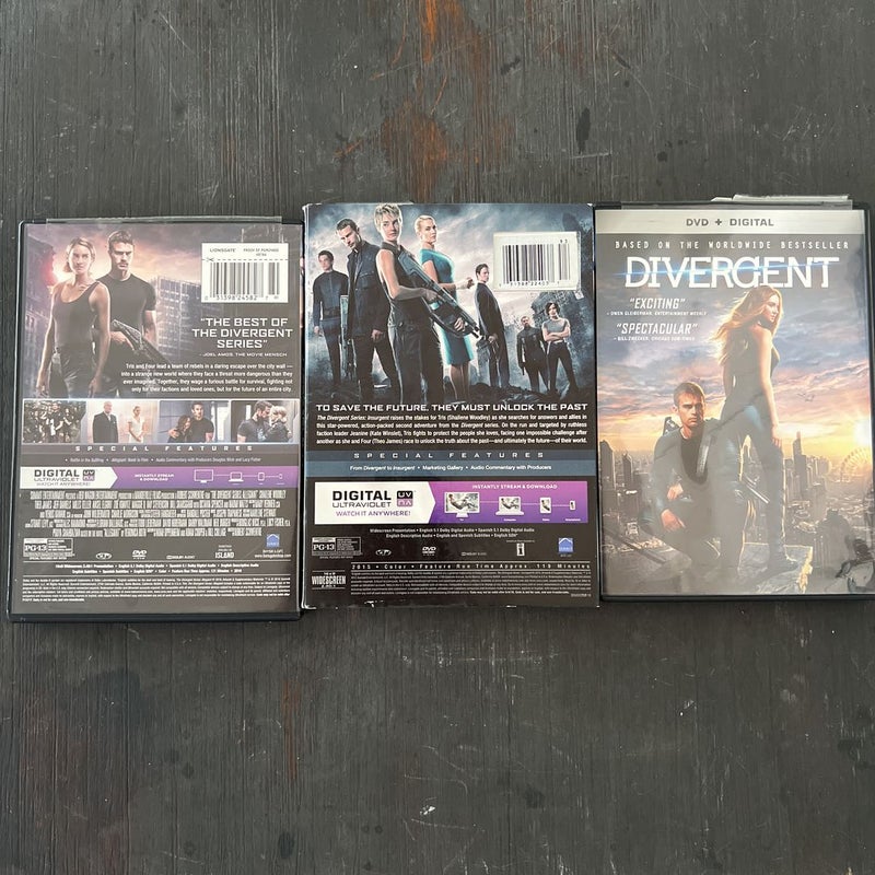 The Divergent DVD Set *TESTED*