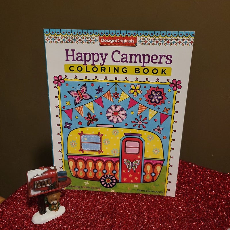 Happy Campers Coloring Book