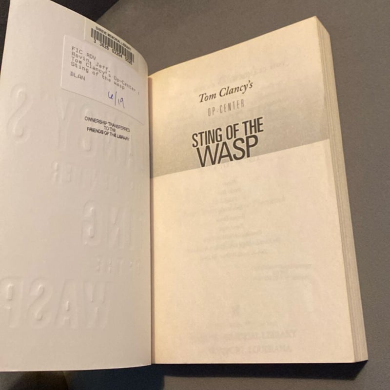 Tom Clancy's Op-Center: Sting of the Wasp