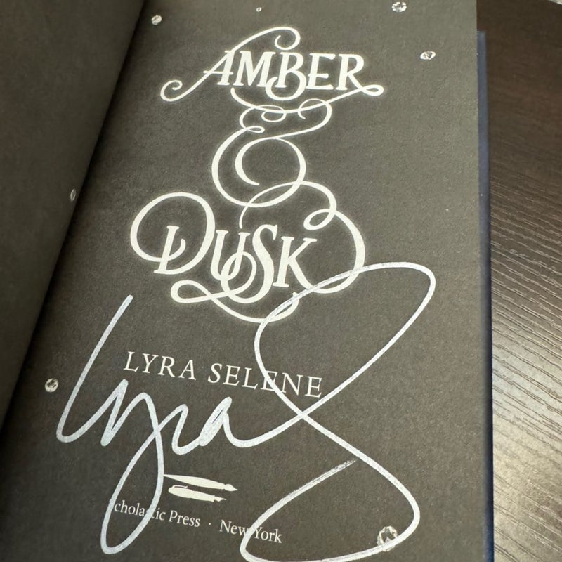 Signed First Edition|| Amber and Dusk