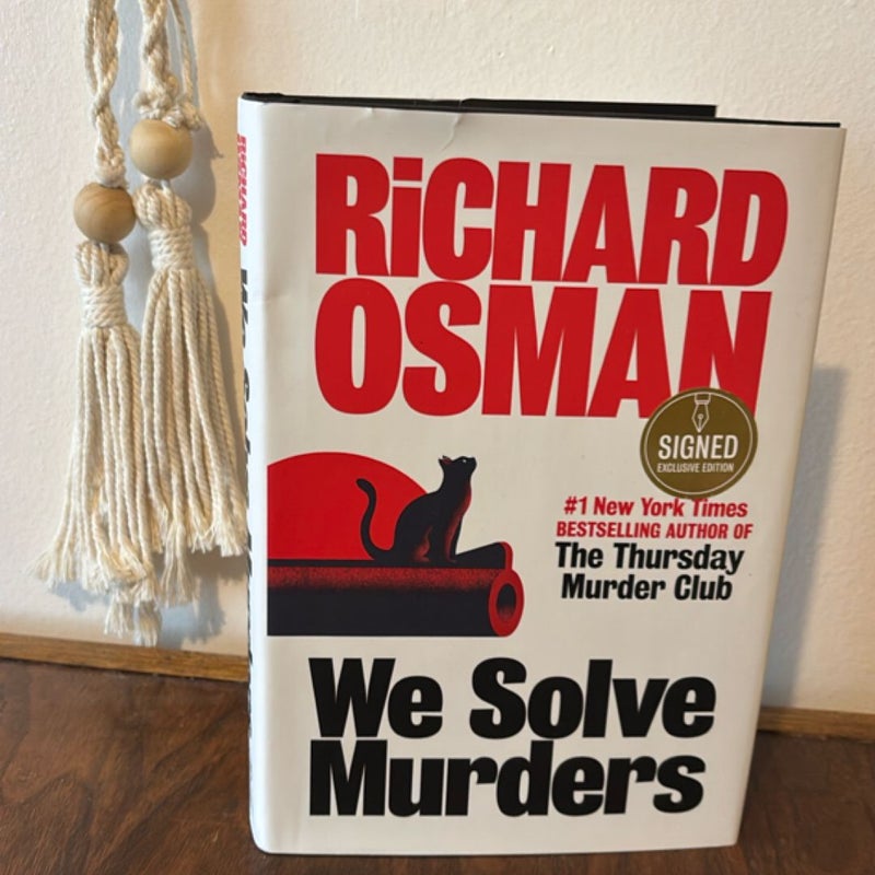We Solve Murders signed edition 