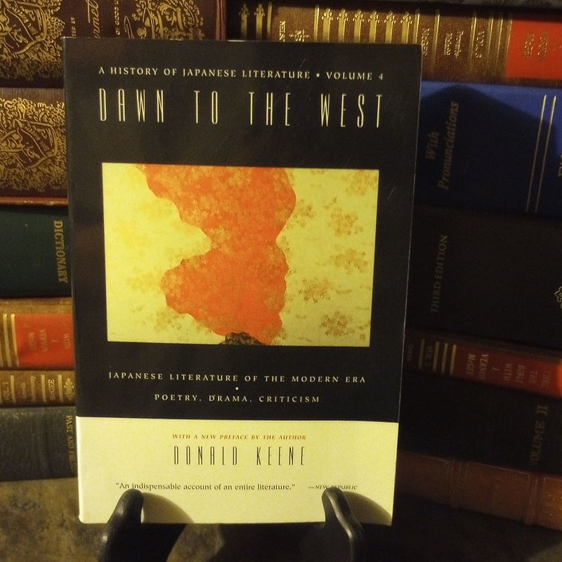 Dawn to the West: a History of Japanese Literature