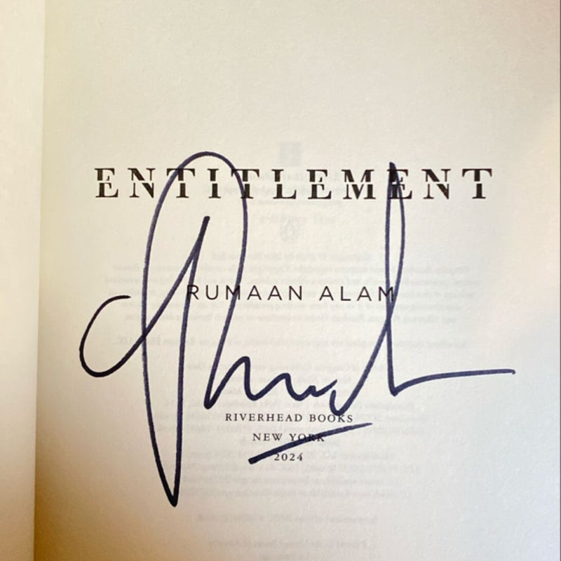 Entitlement **Signed 1st Edition**