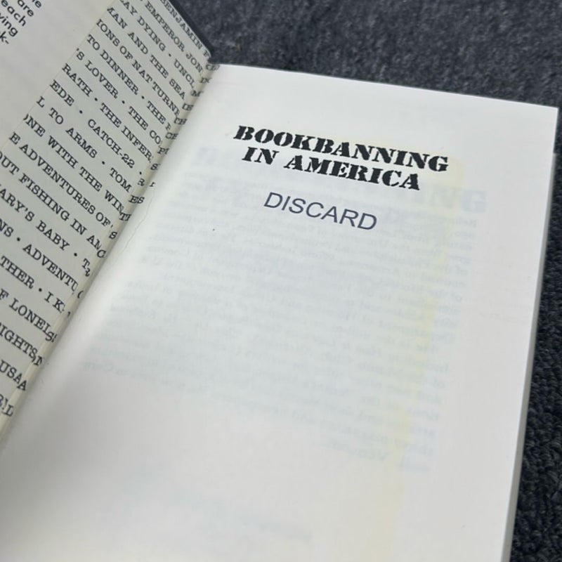 Bookbanning in America