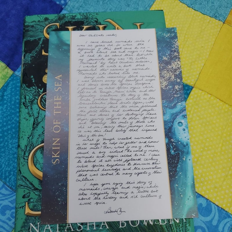 Skin of the Sea - Signed OwlCrate Edition - Dustjacket Misprint