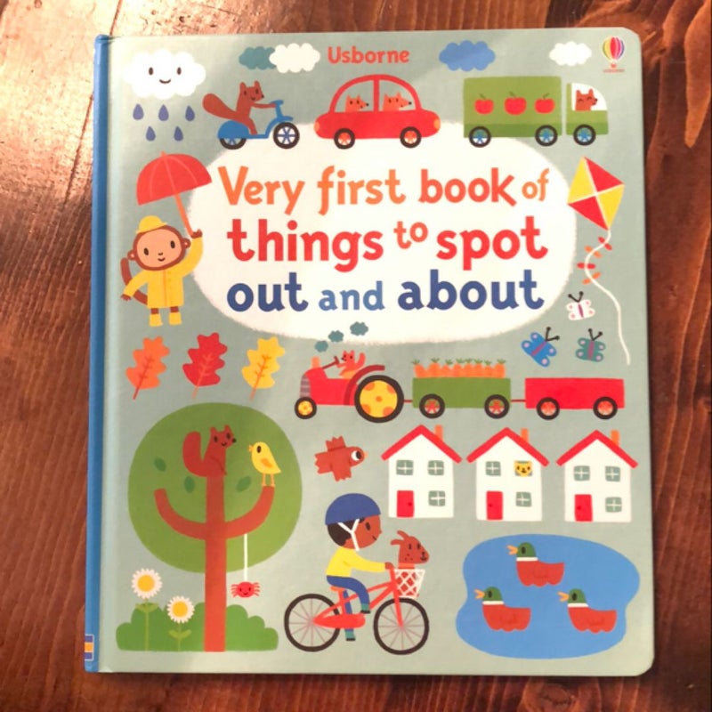 Very first book of things to spot out and about 