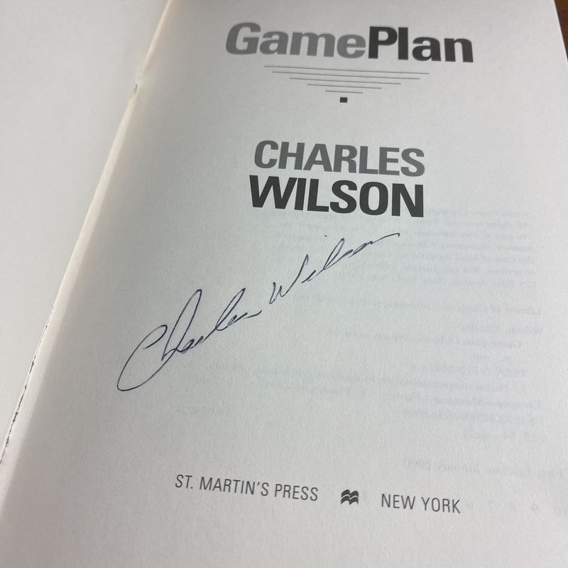 Game Plan: AUTOGRAPHED COPY