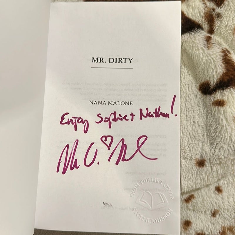 Mr. Dirty SIGNED