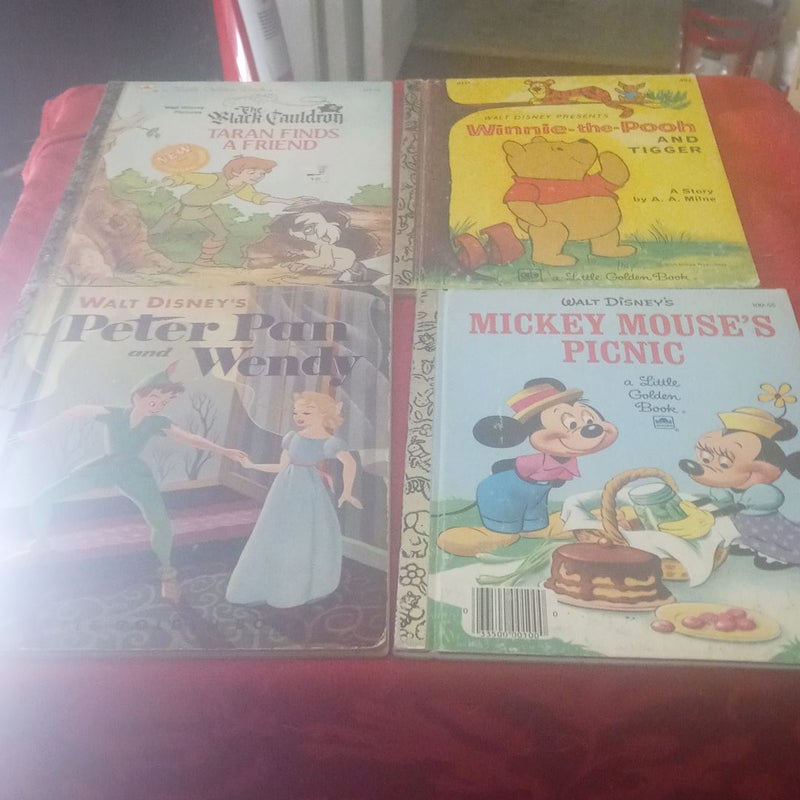 Walt Disney Little Golden Book Bundle/Mickey Mouse Bookends