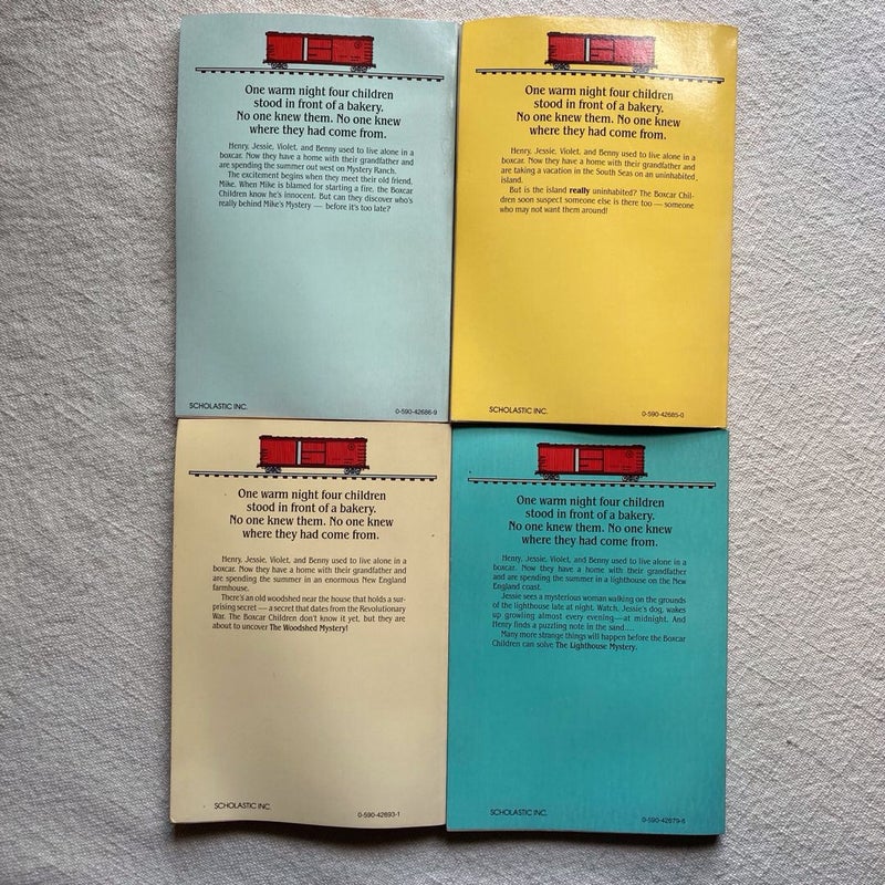 Mike’s Mystery, Blue Bay Mystery, The Woodshed Mystery, & The Lighthouse Mystery