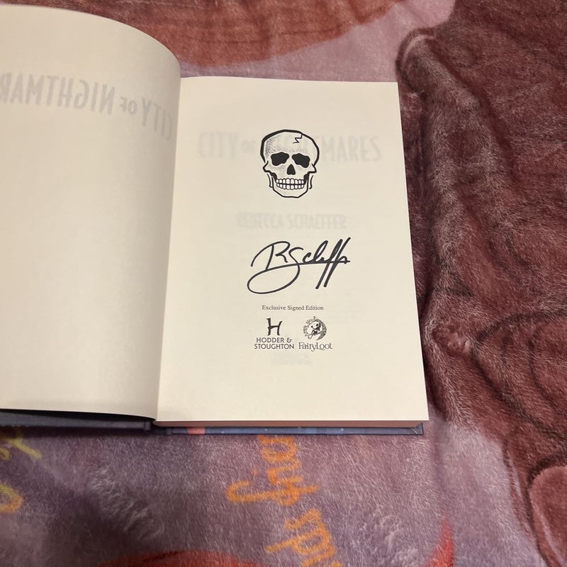 Fairyloot “City of Nightmares” - signed exclusive edition