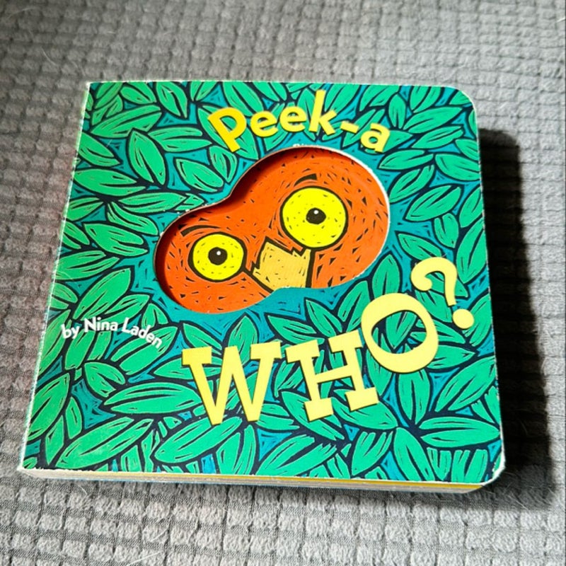 Peek-A Who? (Lift the Flap Books, Interactive Books for Kids, Interactive Read Aloud Books)