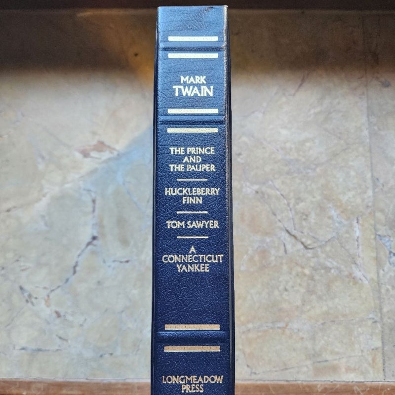 The Works of Mark Twain - 1990 leather bound Longmeadow press